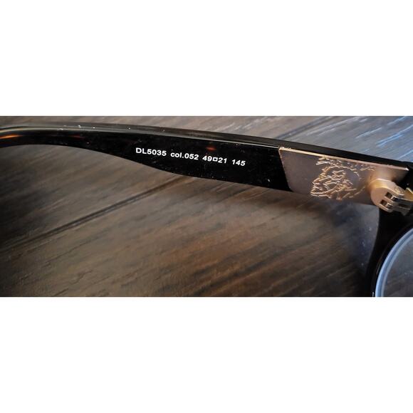 DIESEL Black Gold Eye Glasses Good 49-21-145 DL5035 - Picture 5 of 12